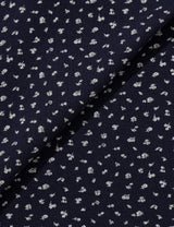 フラワー レース スリーブレス(NAVY)