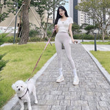 スクエアネッククロップハーフTシャツ [WHITE]