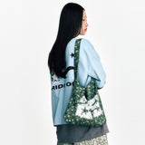 Stars Camouflage Eco Bag Khaki