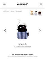 Plush cute bag pendant keychain