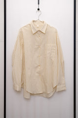 334 Oversized Striped Shirt (Yellow)