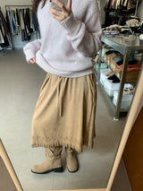 Shoreditch suede skirt (3color)