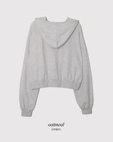 Everyday 2WAY Crop Loose Hood Zip-up (9color)