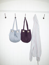 2-WAY ROUND BAG (DOT GREY)