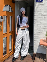 Nick Belted パラシュートナイロンパンツ