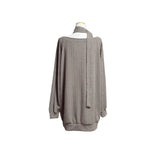 (3color) Muffler Loose-fit Rib Knit