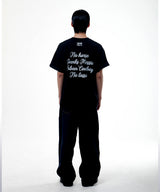 HANDWRITTEN COWBOY TSHIRT-BLACK