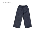 Appe Nonfade Banding Raw Wide Denim Pants