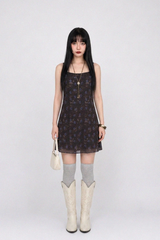 AETHER MOONFLOWER SLIP DRESS