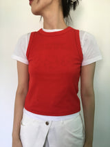 Ribbed mock neck sleeveless (5color)
