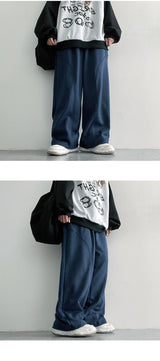 Burnlet incision wide banding pants (7 colors)