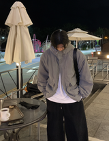  Mosley Corduroy Fleece Hooded Jumper