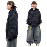 Vintage Work Camo Hooded Jacket