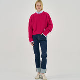 Brushed Soft Knit_Fuchsia pink