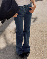 Accu bootcut denim pants