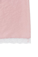 Petal satin skirt_pink