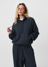 [B-BASIC] Waffle Loose Fit Hoodie