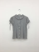 Low string check shirt (2color)