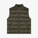 Stranger Regular Fit Filled Vest (Khaki)