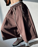 BACK CARGO LEYRING PINTUCK BERMUDA 🩶🤍🍪🖤5COLOR