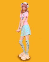 ミントキャンディドットバンディングショーツ