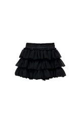 MINI HEART CANCAN SKIRT PANTS / BLACK