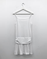 Khan side shirring sleeveless one-piece (3color)