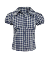 Dan Checkered Puff Shirt