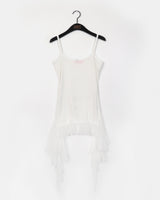 Rating Frill Unbalanced Sleeveless Top