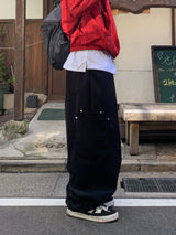 リベットダブルカーゴスウェットパンツ