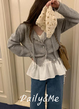 lace string cardigan(3color)