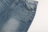5088 Brushed light blue denim pants