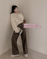 【MADE】Over size Alpaca knit