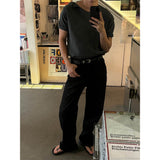 [S/S] ショルダーボタンハーフニット(4color)