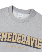 25FW METAL TEXTURE SWEATSHIRT MELANGE