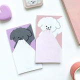 【1+1 SET】 Playful Puppy Memo Pad
