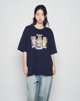 25FW NY HOMMAGE SHORT SLEEVE T-SHIRT DARK NAVY