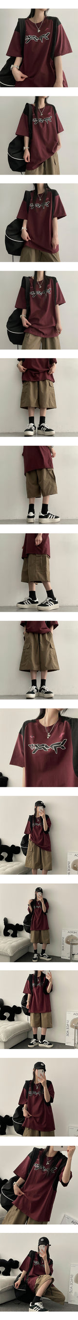 Rossi Nylon Bermuda Half Cargo Shorts