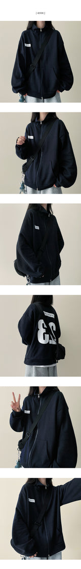 Lijin two-way zip-up