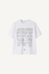 Pop-up vintage print T-shirt