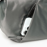 City Half Moon Messenger Bag_Khaki grey