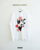 ラブプリントショートスリーブTシャツ