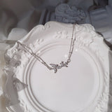 [Baby DONT Cry Yihyun Necklace] Dreamy Crystal Semi Choker Necklace