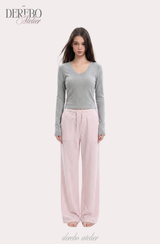 mood check cotton banding casual pants (REGULAR TYPE)