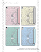 エンジェル ヴェール レース iPadケース レインボー 12.9〜13インチ