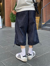 Nonfade denim half pants 2C