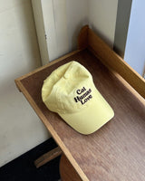 CAT HUMAN LOVE BALL CAP / YELLOW/BROWN