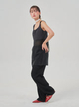 Gleam wide pants (black)