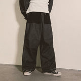 reverse Terry Pocket Denim Pants_black