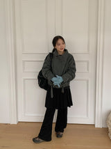 Ogets Fur Collar Work Jumper Jacket
